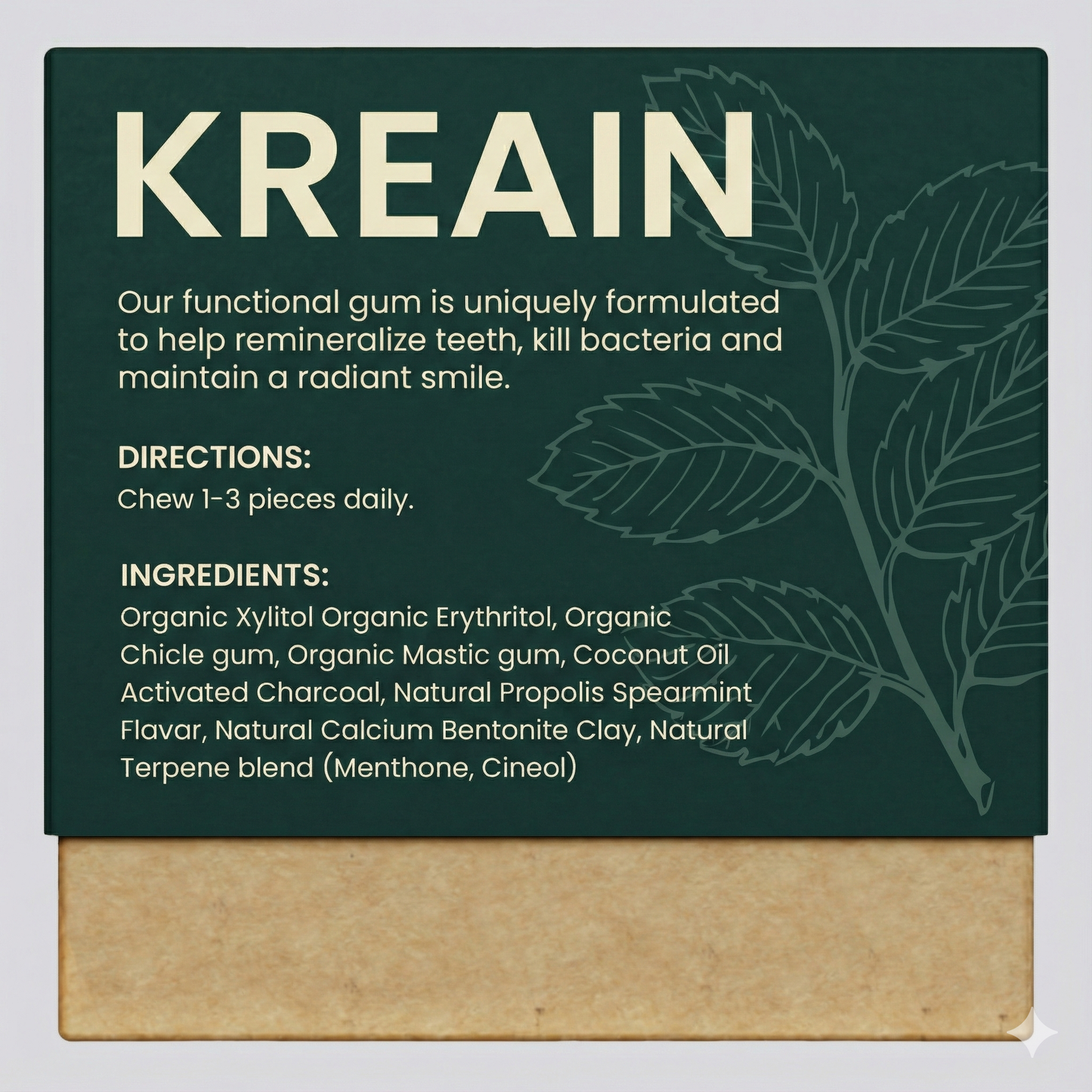 All Natural Remineralizing Gum